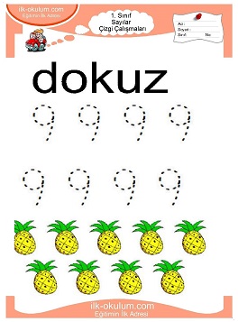 Çocuklar İçin Çizgi Çalışma Sayfaları 